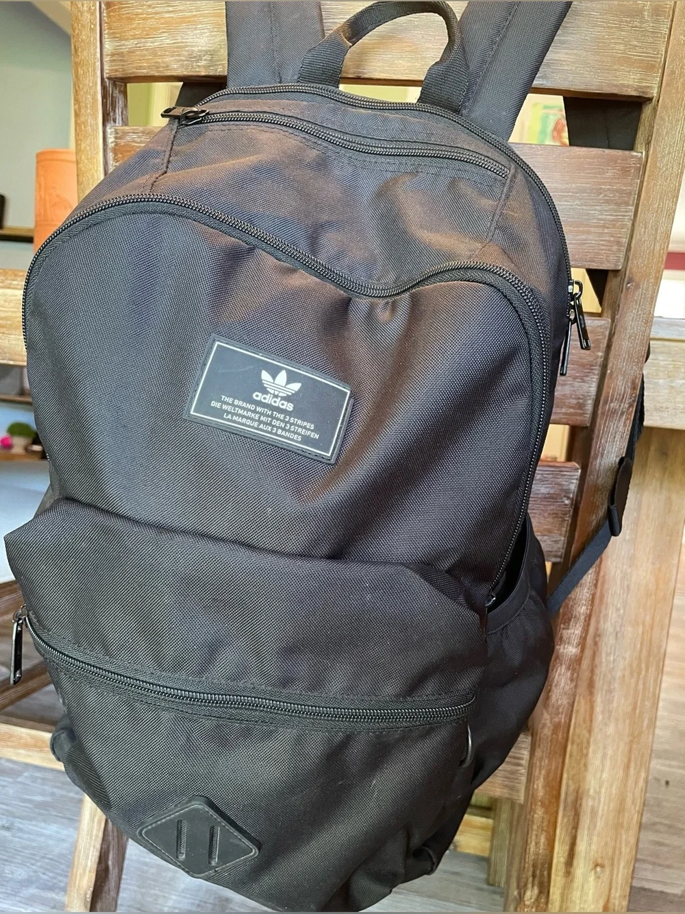 Adidas Black Backpack / Padded Laptop Pocket
